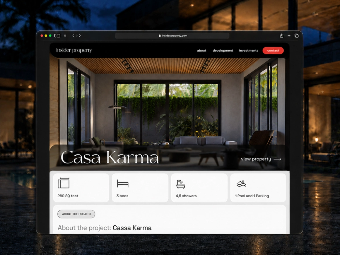 Insider Property — превью проекта