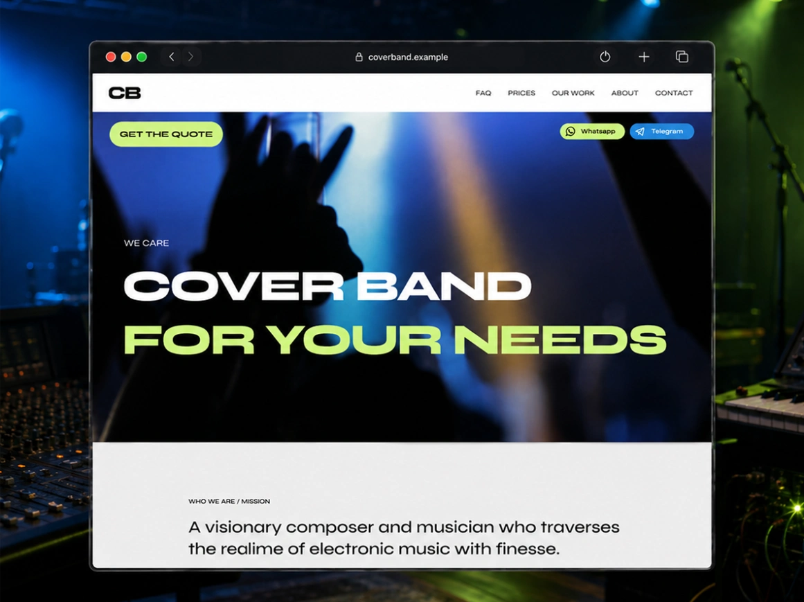 Cover Band — превью проекта