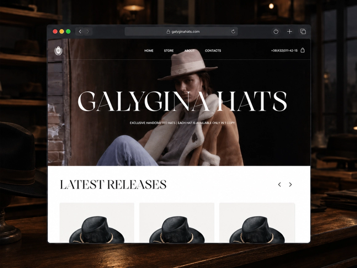 Galygina Hats — превью проекта