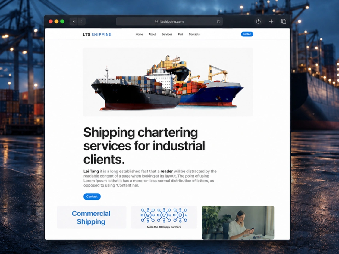 LTE Shipping — превью проекта